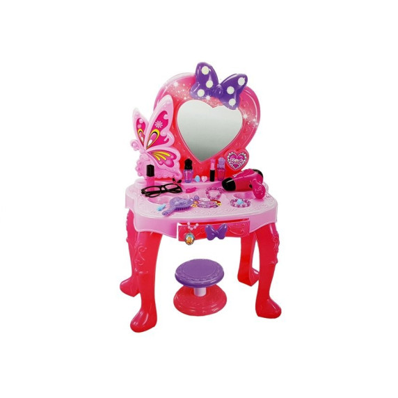 Măsuță de toaletă pentru copii - Inlea4Fun Little princess V95808 - fluture
