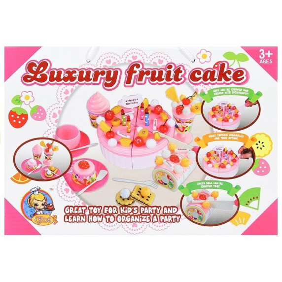 Szeletelhető torta szett lnea4Fun LUXURY FRUIT CAKE