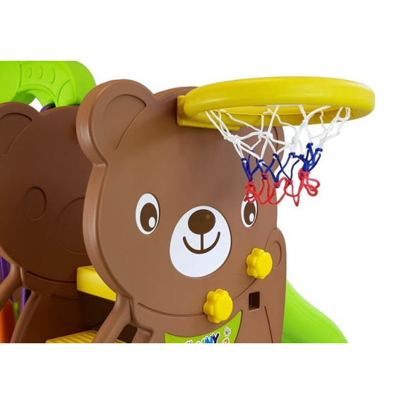 Záhradné ihrisko 3v1 s hojdačkou a šmykľavkou - Inlea4fun TEDDY BEAR 