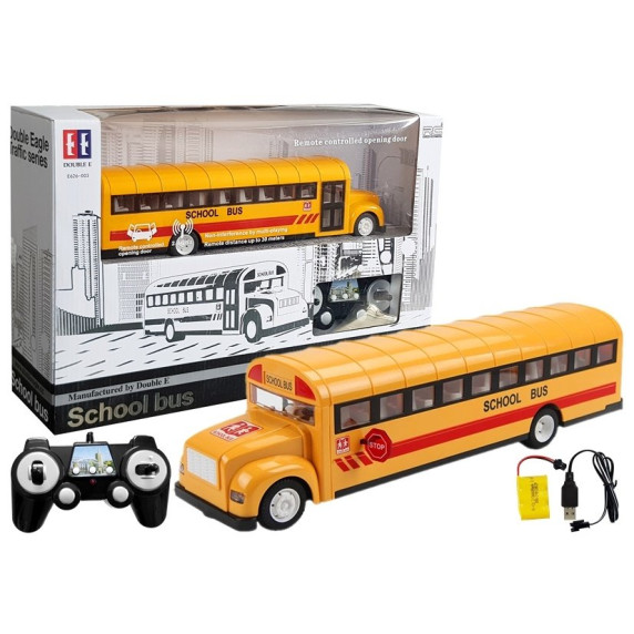 Távirányítós iskolabusz Inlea4Fun RC SCHOOL BUS 