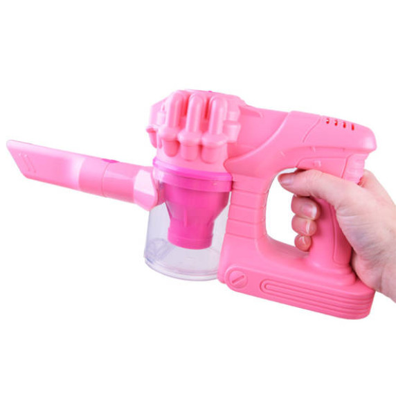 Detský bezdrôtový vysávač Inlea4Fun CLEANING SET- ružový