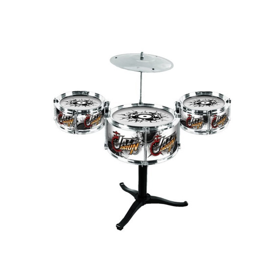 Set de tobe pentru copii, argintiu, JazzDrum Inlea4fun 