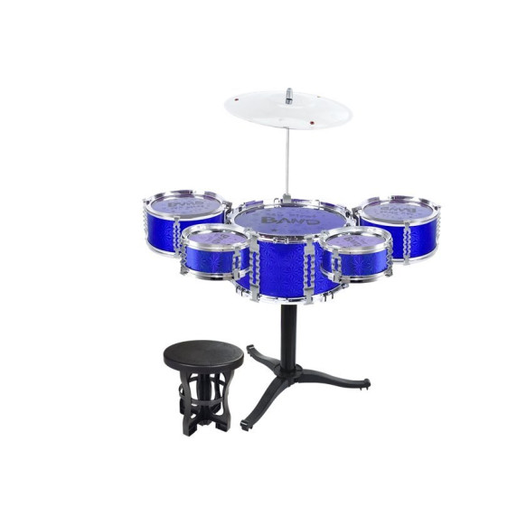 Játék dobfelszerelés Inlea4Fun JAZZ DRUM - kék