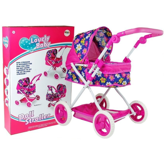 Cărucior pentru păpuși - Inlea4Fun LOVELY BABY