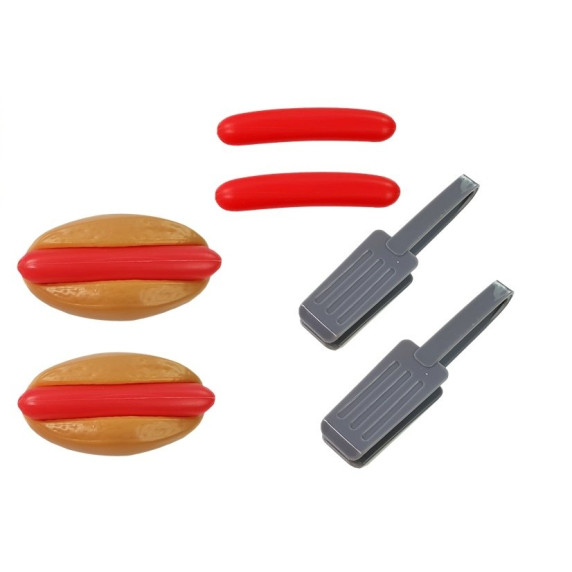 Grătar cu hot dog de jucărie Inlea4Fun MY HAPPY FAMILY