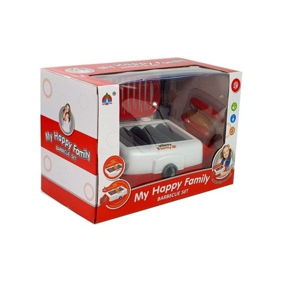 Grătar cu hot dog de jucărie Inlea4Fun MY HAPPY FAMILY