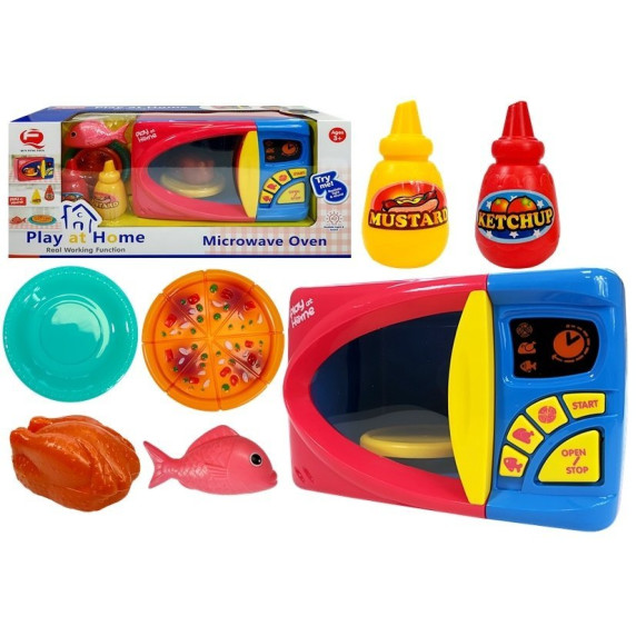Detská mikrovlnná rúra so svetelnými a zvukovými efektmi Inlea4Fun PLAY AT HOME