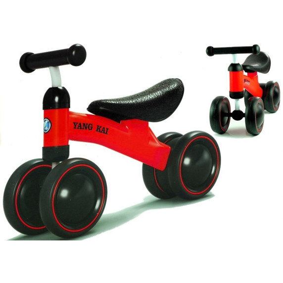 Detské odrážadlo motorka Inlea4Fun Yang Kai - červené