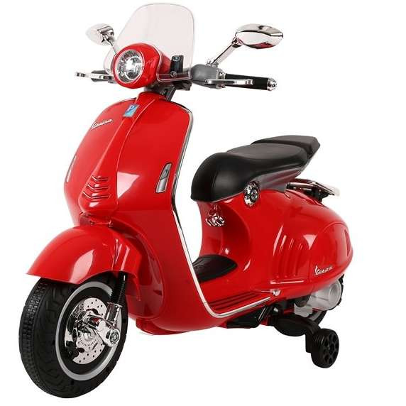 Elektrická motorka Inlea4Fun VESPA GTS 300 - červená