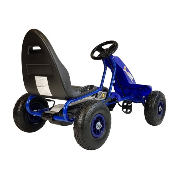Pedálos Gokart Inlea4Fun SUPER SPEED A-18 - kék