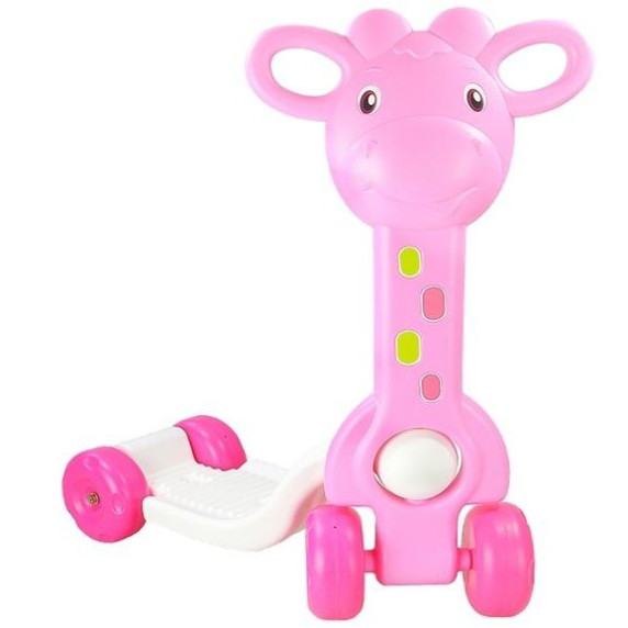 Roller Inlea4Fun SCOOTER - rózsaszín zsiráf