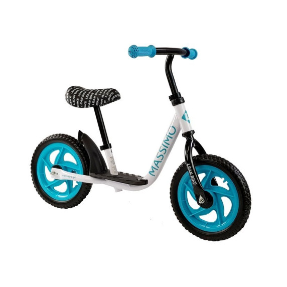 Detské cykloodrážadlo Inlea4Fun MASSIMO - bielo-modré
