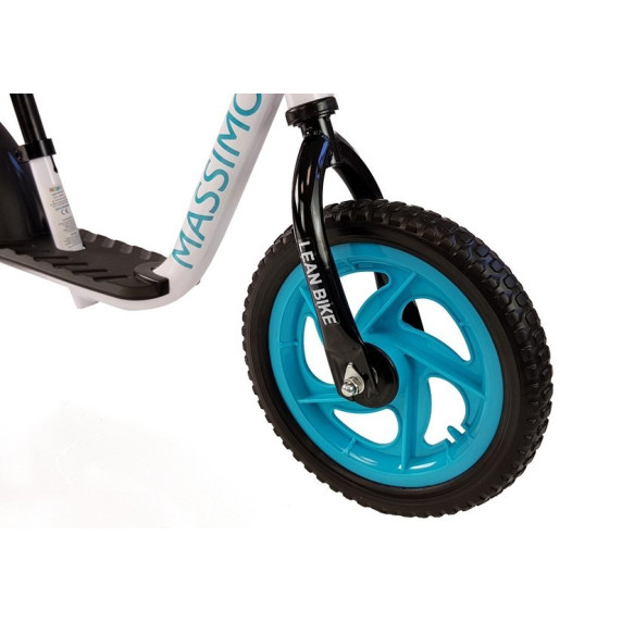 Detské cykloodrážadlo Inlea4Fun MASSIMO - bielo-modré