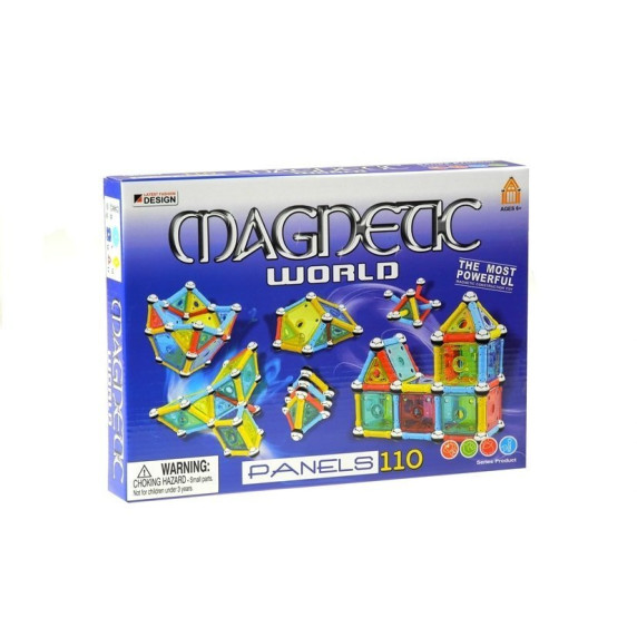Set magnetic 110 buc - Inlea4Fun MAGNETIC WORLD