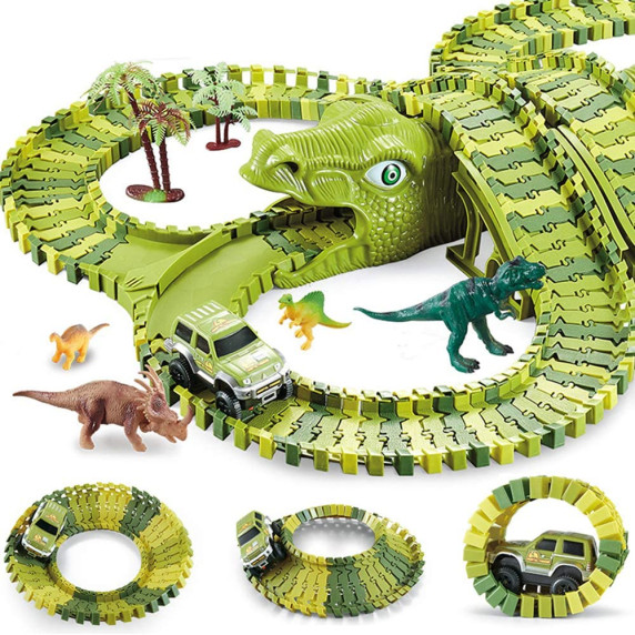 Autodráha+ figúrky dinosaurov  Track Toys