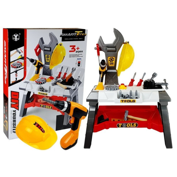 Detská dielňa s náradím 44 kusov Inlea4Fun SMART TOOLS