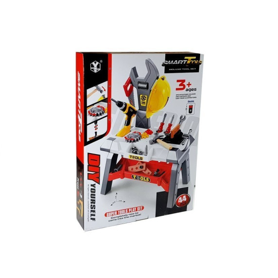 Detská dielňa s náradím 44 kusov Inlea4Fun SMART TOOLS