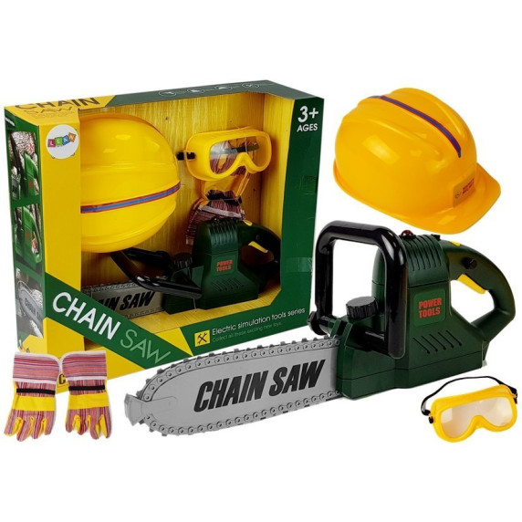 Játék láncfűrész kiegészítőkkel Inlea4Fun CHAIN SAW