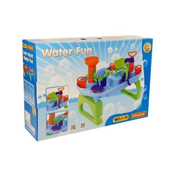 Vizes homokozó asztal Inlea4Fun WATER FUN - kék/zöld  art.40909