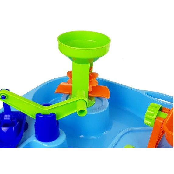 Vizes homokozó asztal Inlea4Fun WATER FUN - kék/zöld  art.40909