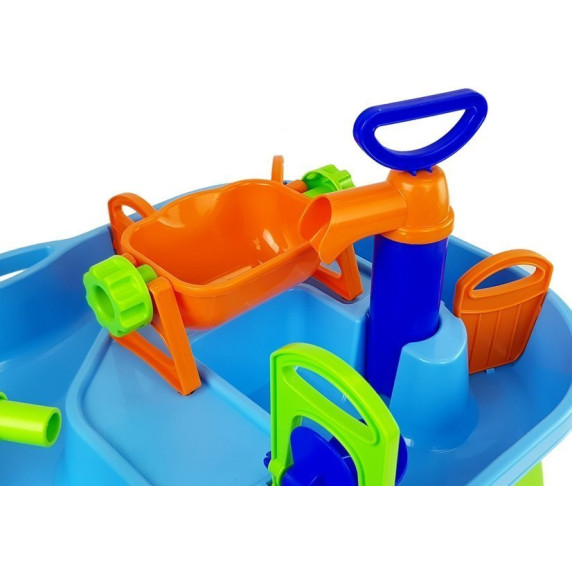 Vizes homokozó asztal Inlea4Fun WATER FUN - kék/zöld  art.40909