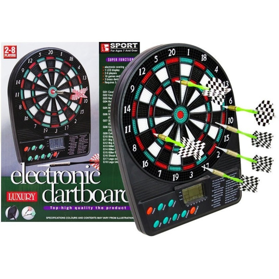 Aparat darts electric - ELECTRONIC DARTBOARD LUXURY
