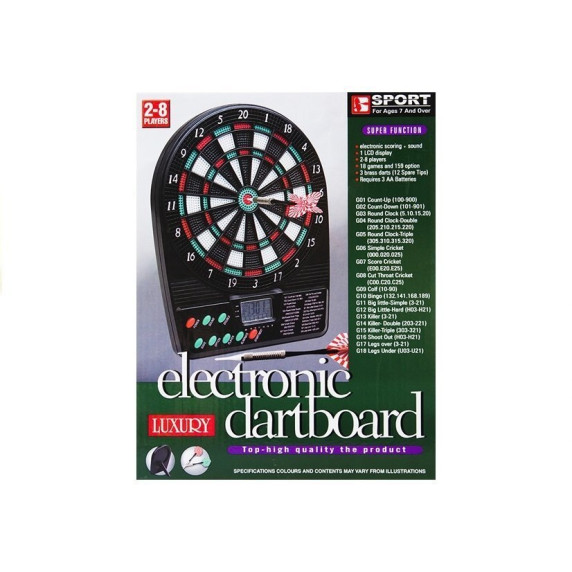 Aparat darts electric - ELECTRONIC DARTBOARD LUXURY