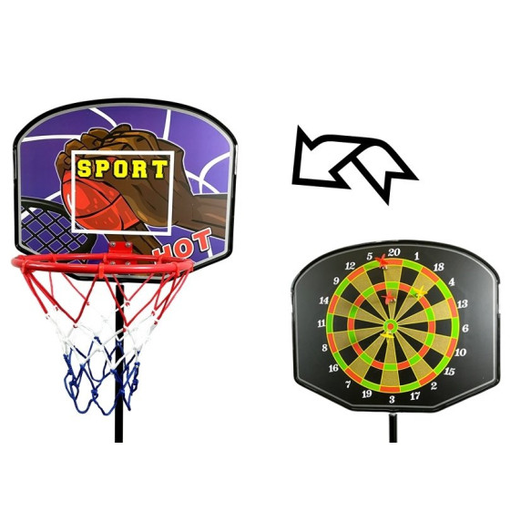 Boksz, kosárlabda és darts szett 3az1-ben Inlea4Fun MOVEMENT SUITE 