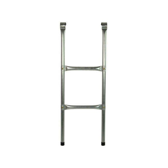 Schodíky k trampolínam LEAN Sport 86 cm - strieborné