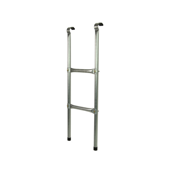 Schodíky k trampolínam LEAN Sport 86 cm - strieborné