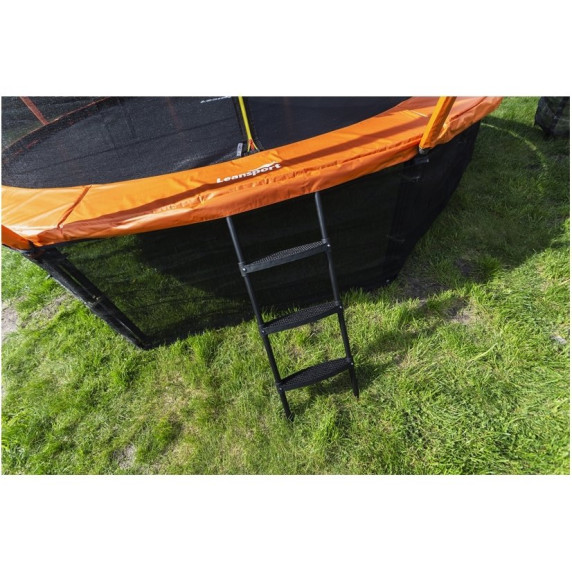 Trambulin belső védőhálóval 430 cm LEAN SPORT BEST 14 ft - Narancssárga