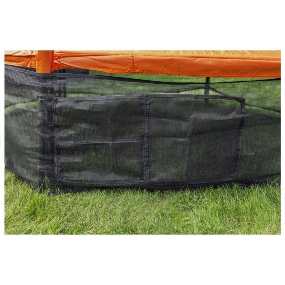 Trambulin belső védőhálóval 430 cm LEAN SPORT BEST 14 ft - Narancssárga