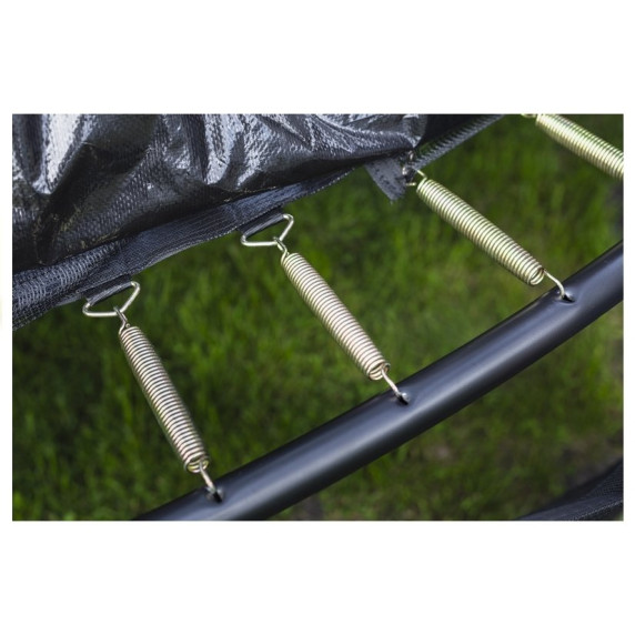 Trambulin belső védőhálóval 430 cm LEAN SPORT BEST 14 ft - Narancssárga