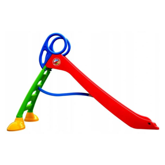 Csúszda víztömlő csatlakozóval 200 cm Inlea4Fun - piros