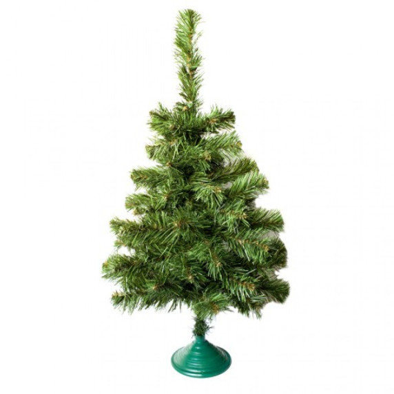 Brad artificial de Crăciun, clasic, 80 cm cu suport Inlea4Fun