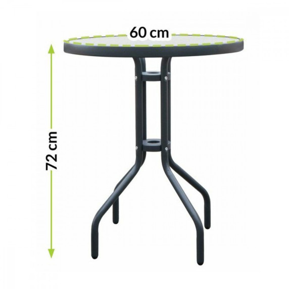 Kerti asztal Jupiter 60 cm
