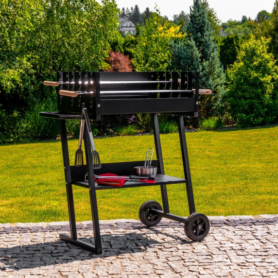 Szögletes faszén grill MIR6045