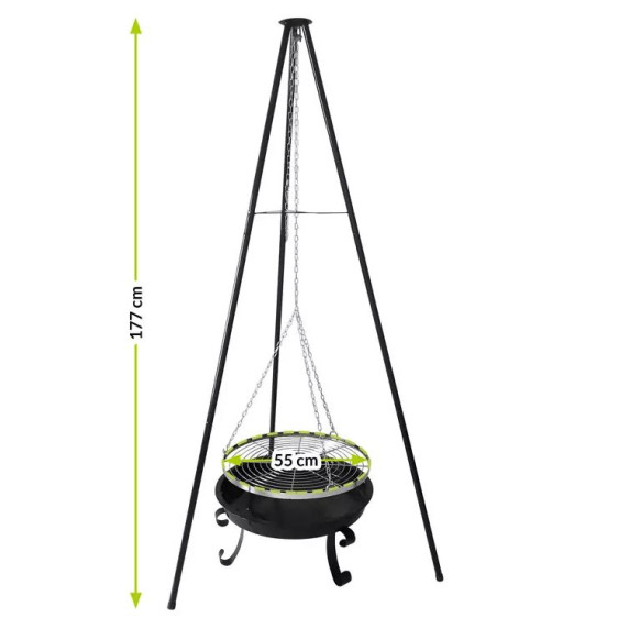 Kerti grill állvánnyal MIR338
