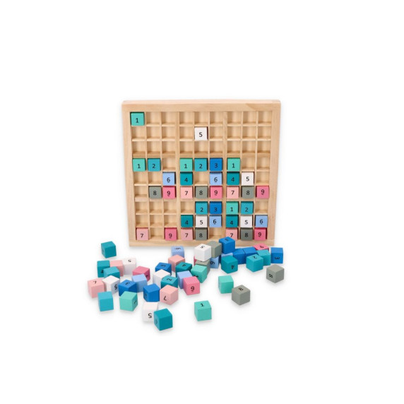 Színes fa sudoku ADAM TOYS