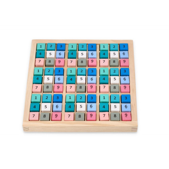 Színes fa sudoku ADAM TOYS