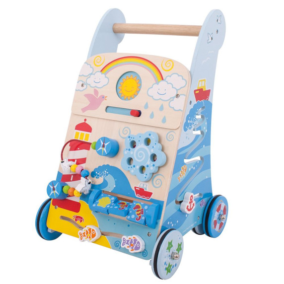 Detské edukačné chodítko Bigjigs Baby - rybyčka