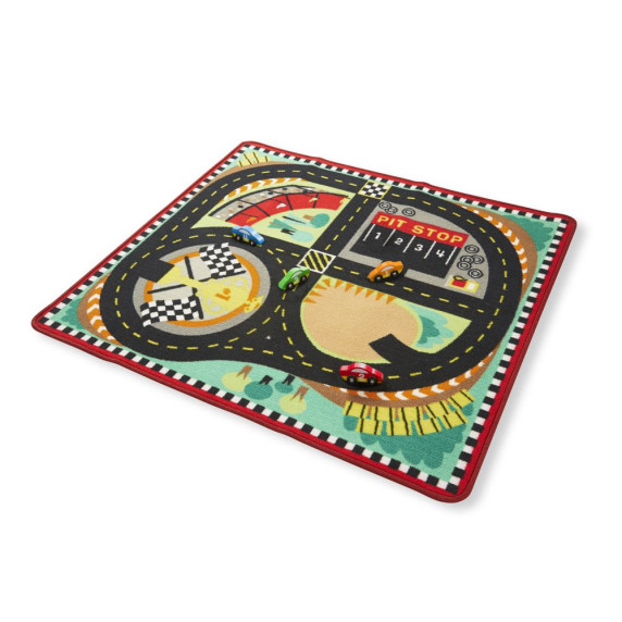 Detský koberec Závodná dráha Melissa & Doug
