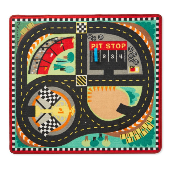 Detský koberec Závodná dráha Melissa & Doug