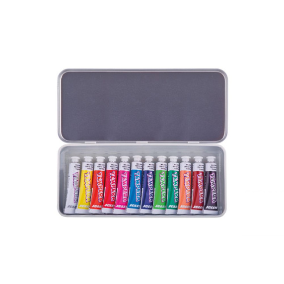 Vopsea tempera în cutie metalică - JOLLY Super Tempera 
