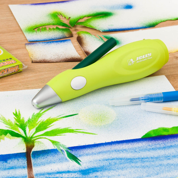 Pistol cu vopsea pulverizator pentru copii - JOLLY Airbrush Fun