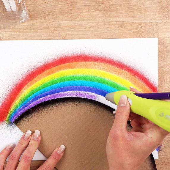 Pistol cu vopsea pulverizator pentru copii - JOLLY Airbrush Fun