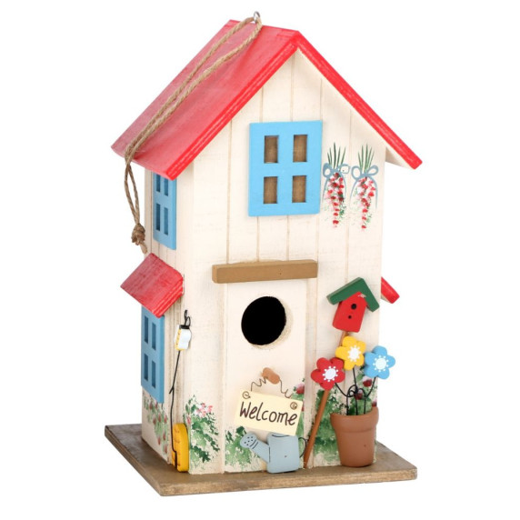 Fa madáretető LEGLER Birdhouse - piros