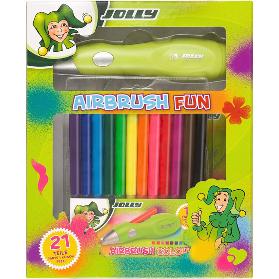 Pistol cu vopsea pulverizator pentru copii - JOLLY Airbrush Fun