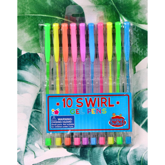 Gélové perá BUDDY & BARNEY Gel Pens 10 kusov