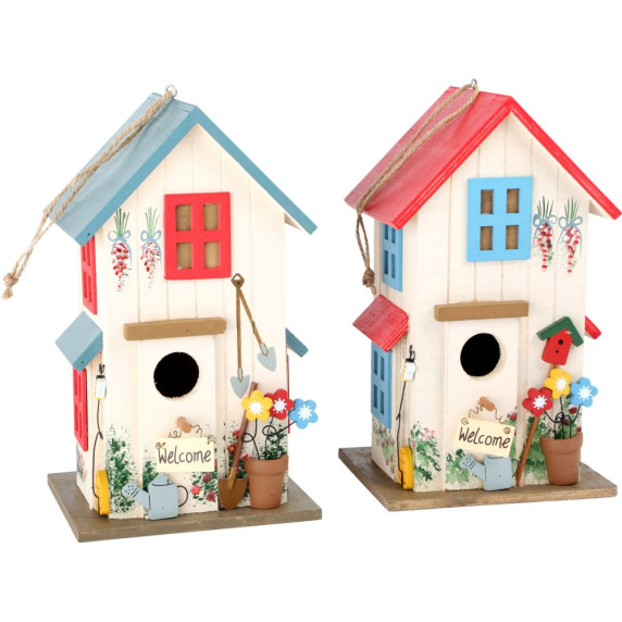Fa madáretető LEGLER Birdhouse - piros